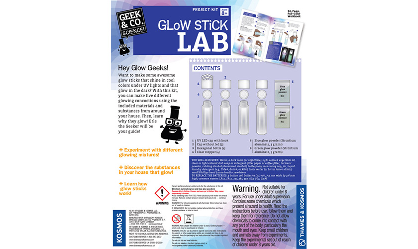 Science Kits Glow Stick Lab