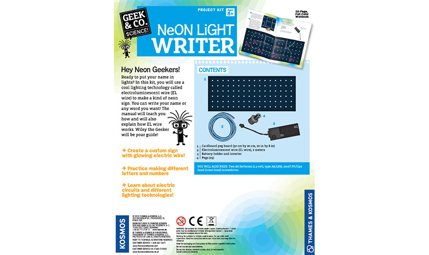 Science Kits Neon Light Writer