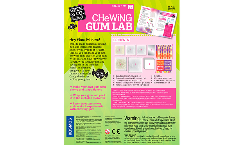 Science Kits Chewing Gum Lab