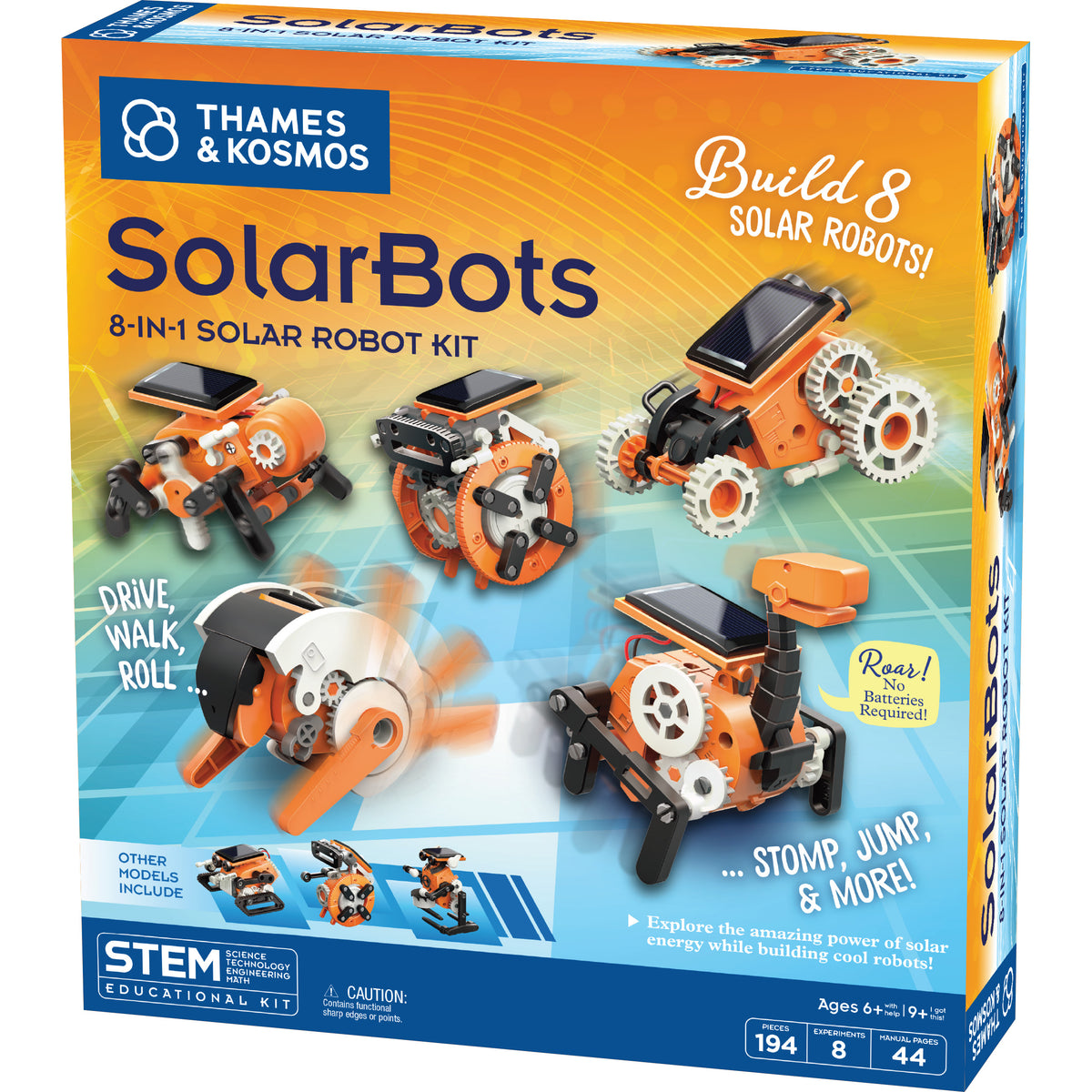 SolarBots: 8-in-1 Solar Robot Kit Science Experiment Thames & Kosmos