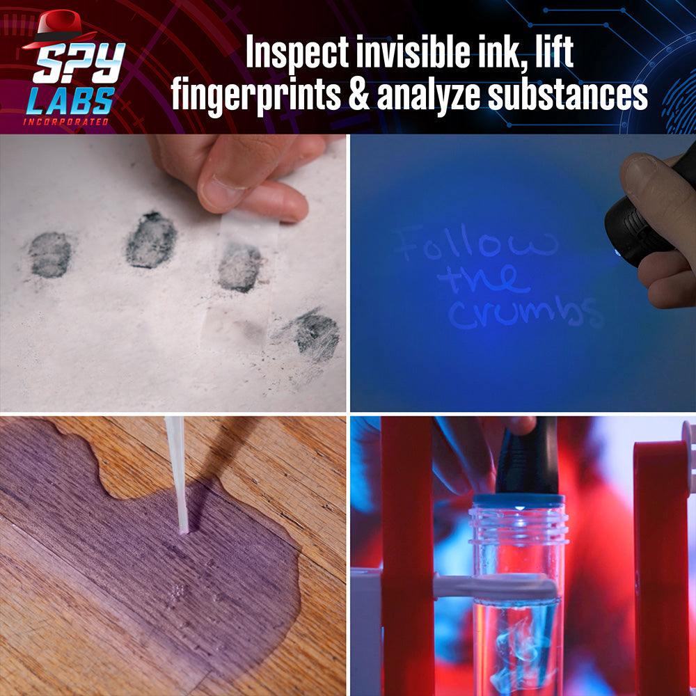 KOSMOS 617240 Spy Labs Incorporated Forensic Incorporated Investigation Kit de Laboratoire de détection, Analyse des preuves et des étuis de Solution, Jouets de détection pour Enfants, Instructions KOSMOS 617240 Spy Labs Incorporated Forensic Incorporated Investigation Kit de Laboratoire de détection, Analyse des preuves et des étuis de Solution, Jouets de détection pour Enfants, Instructions