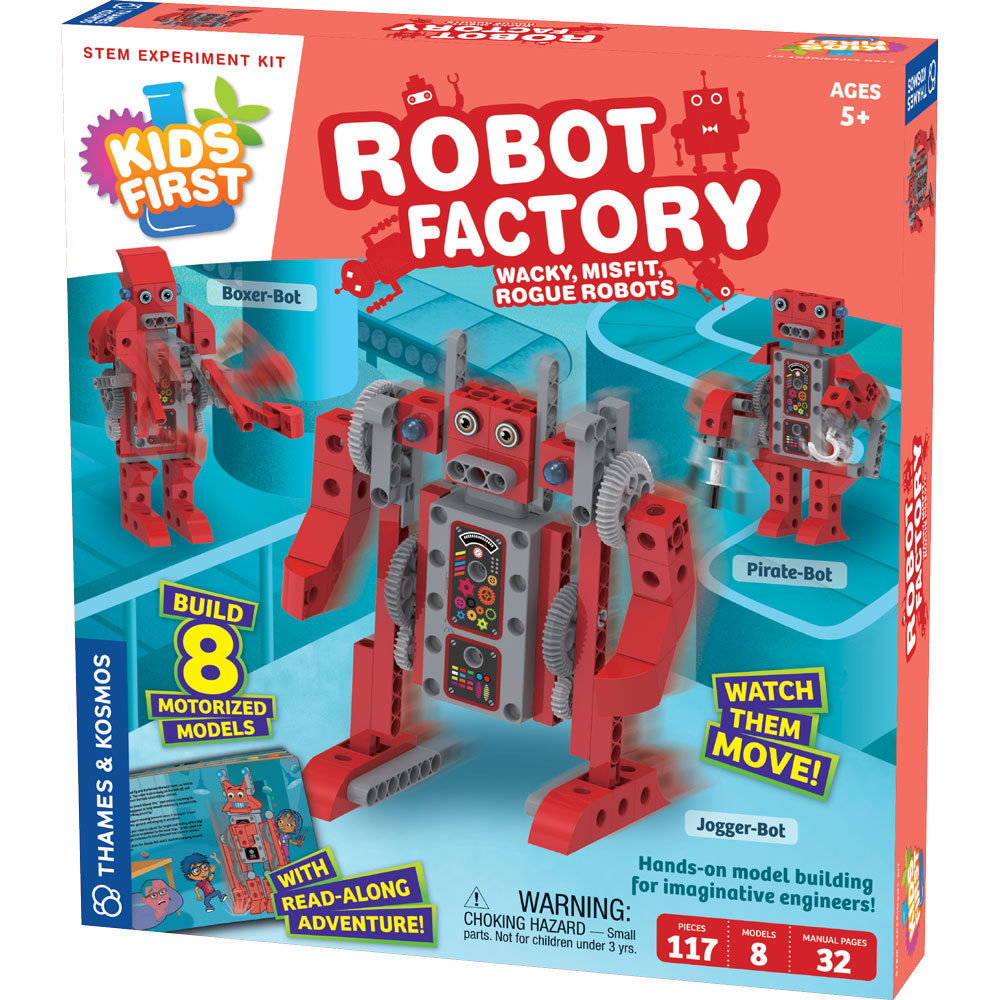 Kids First Robot Factory: Wacky, Misfit, Rogue Robots – Thames