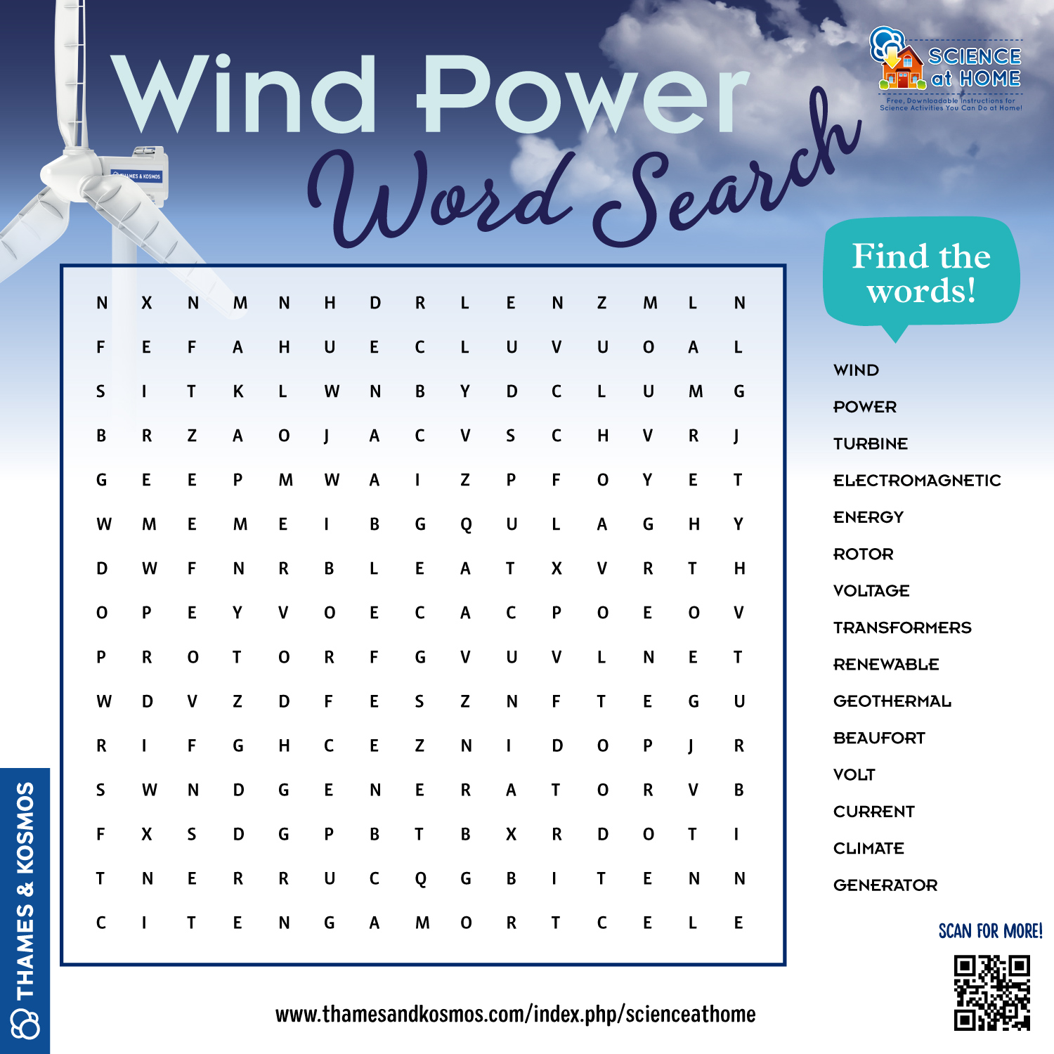 wind power4 wordsearch