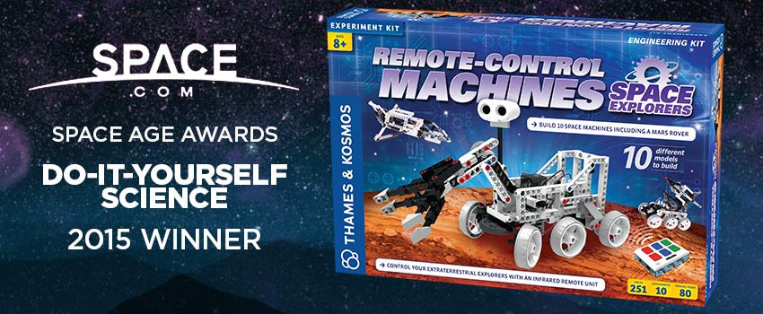 Remote-Control Machines Wins 2015 Space Age Award for do-it-yourself Science