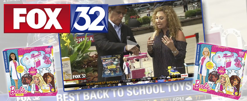 Barbie STEM Kit mentioned in Fox 32 Chicago’s Best Back to School Toys