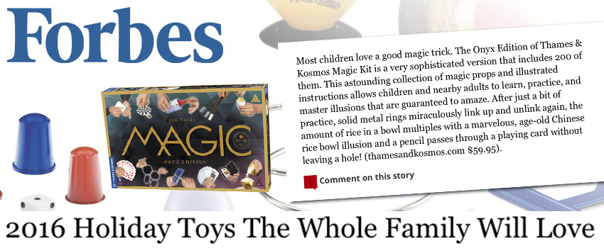 Forbes.com: Magic: Onyx Edition Great Family Pick for the Holidays