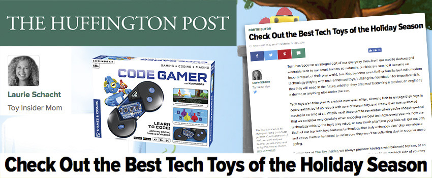 Huffington Post: CodeGamer is one of the Best Tech Toys for the holidays