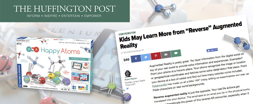 The Huffington Post includes Happy Atoms in an article about 