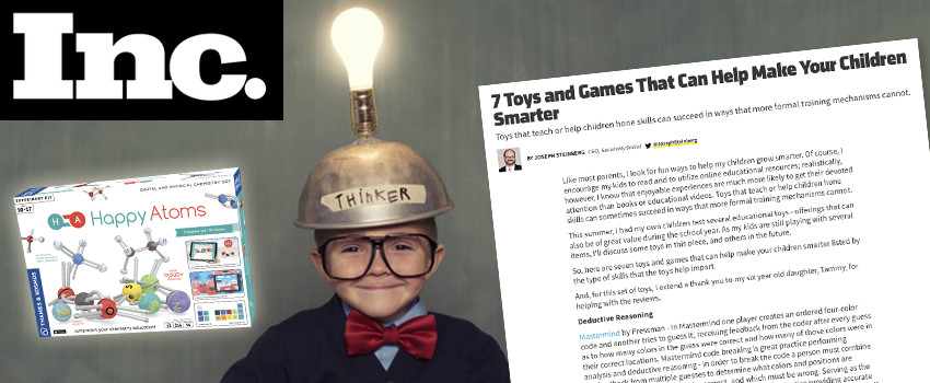Inc. says: Happy Atoms can help make your children smarter
