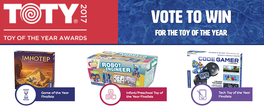 VOTE! Three T&K Kits and Games are TOTY Finalists!