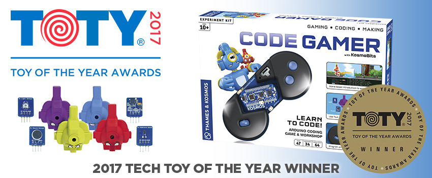 CodeGamer is named Best Tech Toy of the Year!